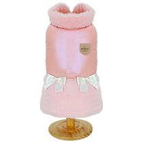 Jaqueta Laço Pelo Rosa para Cães - M
