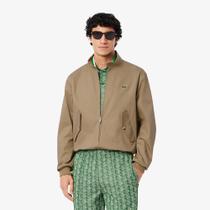 Jaqueta Lacoste de sarja Harrington Impermeável Jaqueta Lacoste de sarja Harrington Impermeável