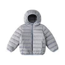 Jaqueta Leve De Pluma Para Meninos E Meninas, Parka De Pluma De Pato Branco, Capuz Quente Para Jaqueta Leve De Pluma Para Meninos E Meninas, Parka De Pluma De Pato Branco, Capuz Quente Para