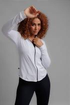 Jaqueta Longa Dry Branca com Tecnologia Freeze e Elastano LYCRA