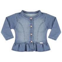 Jaqueta Look Jeans Moletom Jeans - UNICA - P