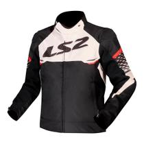 Jaqueta Ls2 Apex Preto Branco e Vermelho