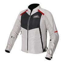 Jaqueta Ls2 Masculina Breeze Preto Cinza e Vermelho Tamanho:G Jaqueta Ls2 Masculina Breeze Preto Cinza e Vermelho Tamanho:G