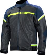 Jaqueta Ls2 Masculina Moto Riva Impermeável Verão Azul Jaqueta Ls2 Masculina Moto Riva Impermeável Verão Azul