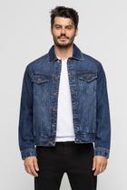 Jaqueta Masc Trucker Basic Escura Doct Jaqueta Masc Trucker Basic Escura Doct