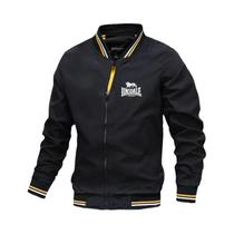 Jaqueta Masculina À Prova De Vento Com Gola Alta LONSDALE, Moda Primavera-outono, Estilo Urbano,