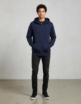 Jaqueta masculina básica em moletom felpado fico 00983