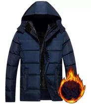 Jaqueta Masculina Blusa Bobojaco Puffer Nylon Forrada Punhos