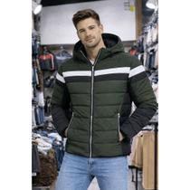 Jaqueta Masculina Bobojaco Listras Peluciada Com Capuz Inverno Casual Blusa De Frio Masculina Resist Jaqueta Masculina Bobojaco Listras Peluciada Com Capuz Inverno Casual Blusa De Frio Masculina Resist