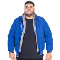 Jaqueta Masculina Bobojaco Plus Size Peluciada Capuz Moletom