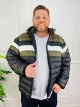Jaqueta Masculina Bobojaco Puffer Nylon Plus Size 560097 568024