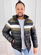 Jaqueta Masculina Bobojaco Puffer Nylon Plus Size 560097 568024