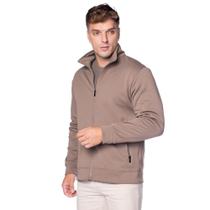 Jaqueta Masculina Broken Rules Gola Alta Marrom Claro Jaqueta Masculina Broken Rules Gola Alta Marrom Claro