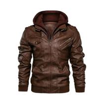 Jaqueta Masculina Casual De Couro PU Para Motociclistas, Estilo Outono, Tamanho Europeu KB, Nova Jaqueta Masculina Casual De Couro PU Para Motociclistas, Estilo Outono, Tamanho Europeu KB, Nova