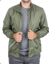 Jaqueta masculina casual slim corta vento ogochi tamanho:gcor:verde Jaqueta masculina casual slim corta vento ogochi tamanho:gcor:verde
