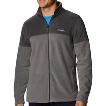 Jaqueta Masculina Columbia Basin Trail III Full Zip Casual - Cinza Escuro P