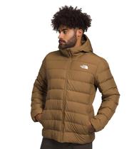 Jaqueta masculina com capuz isolada Aconcagua THE NORTH FACE (tamanho padrão e tamanho grande) sem PFAS, marrom utilitário NPF, GG