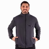 Jaqueta Masculina Com Gola e Zíper Casaco de Frio Ramazzoni