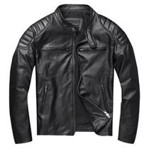 Jaqueta Masculina de Couro Legítimo Premium Modelo Iron