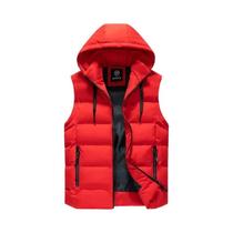 Jaqueta Masculina De Inverno Casual Com Capuz Acolchoada Respirável Confortável Casaco De Pluma