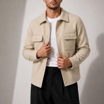 Jaqueta Masculina de Lã Premium Casual Inverno Elegante e Confortável Social Moda Elegante Estilo Eu