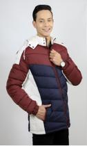 Jaqueta Masculina Em Nylon Com Capuz