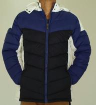 Jaqueta Masculina Em Nylon Com Capuz