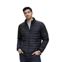 Jaqueta masculina essencial puffer preta ogochi tamanho:g2 Jaqueta masculina essencial puffer preta ogochi tamanho:g2