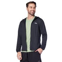 Jaqueta Masculina Fila Flow Sport Capuz Preto Jaqueta Masculina Fila Flow Sport Capuz Preto