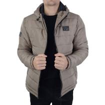 Jaqueta Masculina Freesurf Bomber Classic Bege Fend - 110904 Jaqueta Masculina Freesurf Bomber Classic Bege Fend - 110904