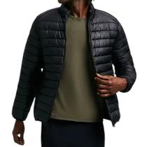 Jaqueta Masculina Hering ML Puffer Matelassê Preta KTMZ N10S