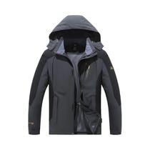 Jaqueta Masculina Impermeável E Corta-Vento Com Capuz, Zíper, Resistente Ao Desgaste E Respirável