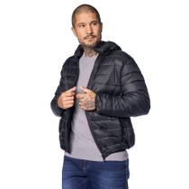 Jaqueta Masculina Janamor Puffer Zíper Invisível Preto Jaqueta Masculina Janamor Puffer Zíper Invisível Preto