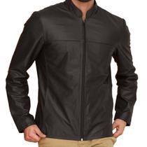 Jaqueta Masculina Javali Tom Couro Preta - 1270512