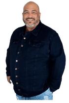 Jaqueta Masculina Jeans Amaciado Plus Size - Casual Inverno Jaqueta Masculina Jeans Amaciado Plus Size - Casual Inverno