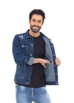Jaqueta Masculina Jeans Basica Jaqueta Tradicional Jaqueta Masculina Jeans Basica Jaqueta Tradicional