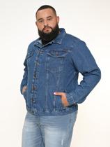 Jaqueta Masculina Jeans Plus Size Destroyed Razon Jeans