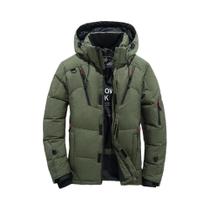 Jaqueta Masculina Leve E Quente Com Gola Destacável, Casaco De Inverno Casual Para Atividades Ao Ar