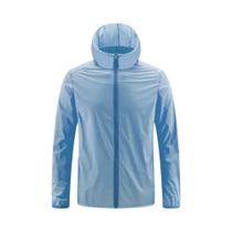 Jaqueta Masculina Leve E Respirável Com Capuz De Seda Gelada De Secagem Rápida Com Proteção UV Para