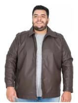 Jaqueta Masculina material sintético Plus Size Inverno