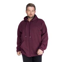 Jaqueta Masculina Moletom Básica Plus Size