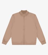 Jaqueta Masculina Moletom Felpado Diametro Marrom