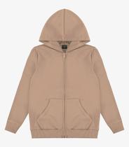 Jaqueta Masculina Moletom Peluciado Diametro Marrom