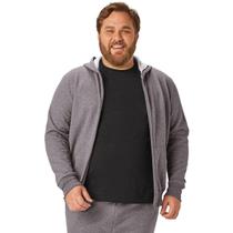Jaqueta Masculina Moletom Tradicional Plus Size Ref. 94109 Jaqueta Masculina Moletom Tradicional Plus Size Ref. 94109