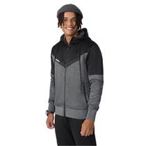 Jaqueta Masculina Mormaii 57375 Moletom Interlock Mescla Escuro