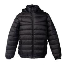 Jaqueta Masculina Mormaii Puffer Capuz Zíper Preto