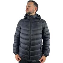 Jaqueta Masculina Mormaii Puffer Com Capuz e Bolso Cor:PretoTamanho:GG Jaqueta Masculina Mormaii Puffer Com Capuz e Bolso Cor:PretoTamanho:GG