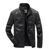 jaqueta masculina moto moderna preta t7 - M