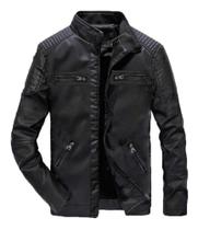 jaqueta masculina Moto Moderna preta t700 - M- B&B