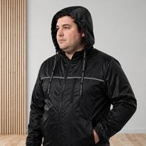 Jaqueta Masculina Motoqueiro com Capuz Confortável e Estilosa P ao GG